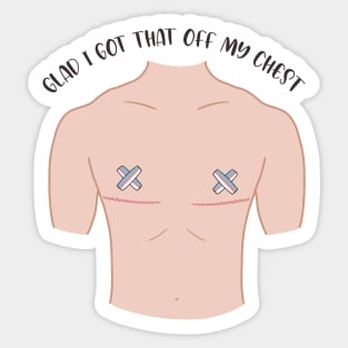 Trans Top Surgery Sticker